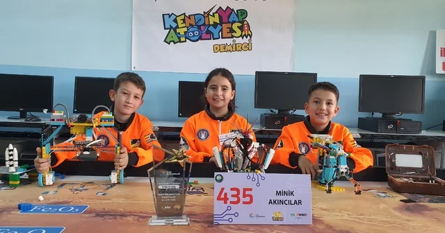 Minik Akıncılar ın hedefi Dünya Robot Olimpiyatı nda şampiyonluk Manisa Haberleri