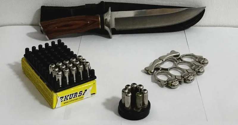 Tekirdağ da operasyon! Silah ve muşta ele geçirildi