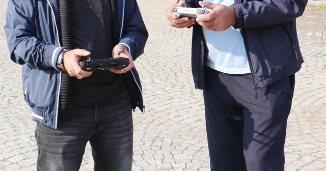 Kaçan kurbanlığı dronlarla aradılar Erzurum Haberleri