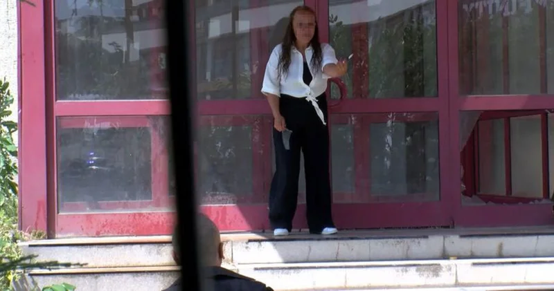 İş yerinin önünde üzerine benzin döktü! Son dakika haberleri