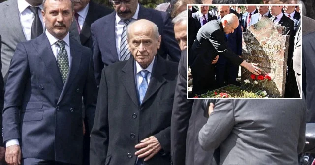 MHP Genel Başkanı Bahçeli, Alparslan Türkeş in kabrini ziyaret etti Ankara Haberleri