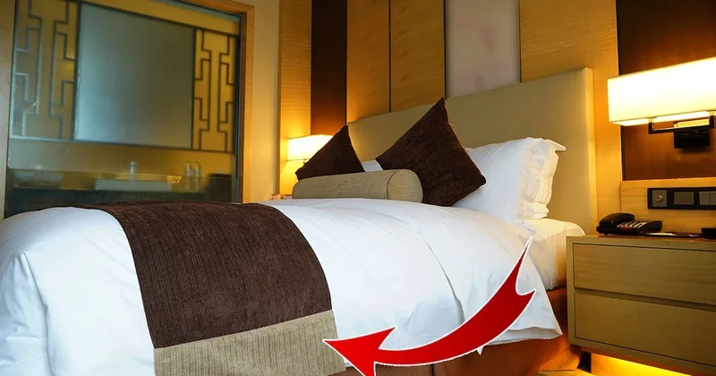 Otel yataklarındaki bu örtünün göründüğünden daha fazla işlevi varmış Sözcü Gazetesi
