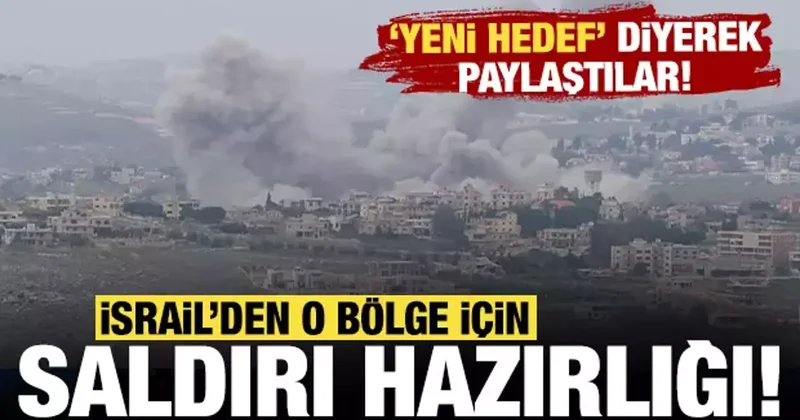 İsrail ordusu o bölge için saldırı hazırlığını duyurdu: Yeni hedef diyerek paylaştılar