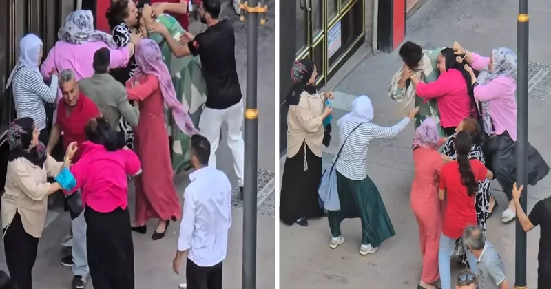 Karabük te Kadınlar Arasında Kavga