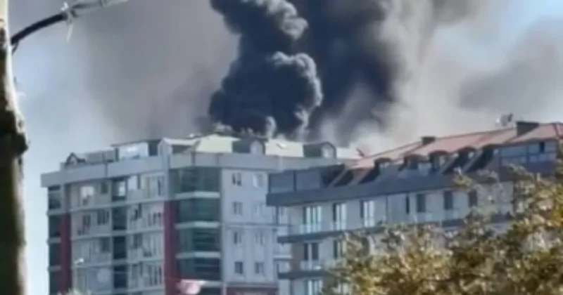 Beylikdüzü nde 8 katlı binada yangın Sözcü Gazetesi