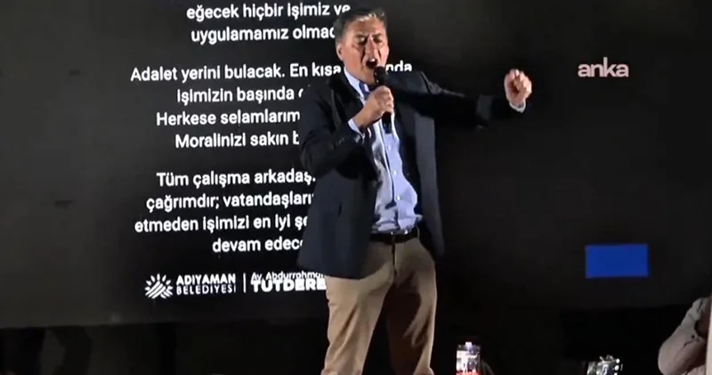 Adıyaman da düzenlenen protestoda kürsüden düşüp kaburgasını çatlatan CHP li Murat Emir: Birkaç gün içerisinde tekrar koşturmaya başlayacağım