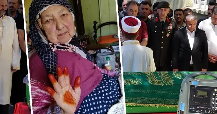 Oğlu 1992 de şehit olmuştu... Hayatını kaybeden annenin vasiyeti askerler tarafından yerine getirildi