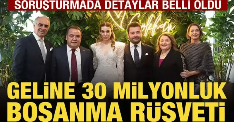Muhittin Böcek in gelinine 30 milyonluk boşanma rüşveti