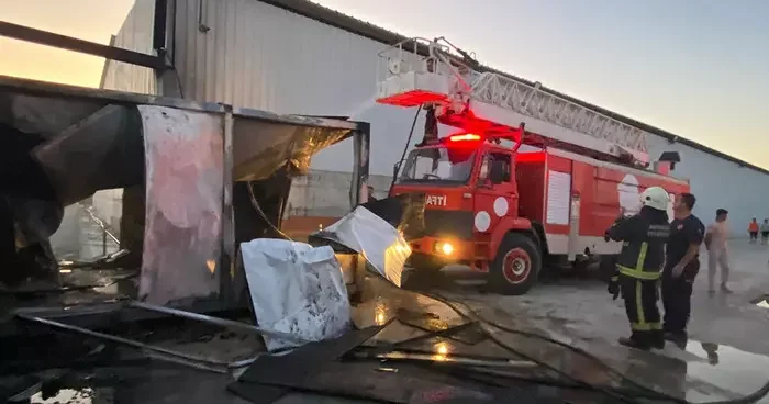 Yer: Antalya! İşçilerin kaldığı konteynerde korkutan yangın