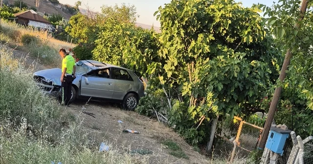 Kırıkkale de devrilen otomobilin sürücüsü yaralandı Kayseri Haberleri
