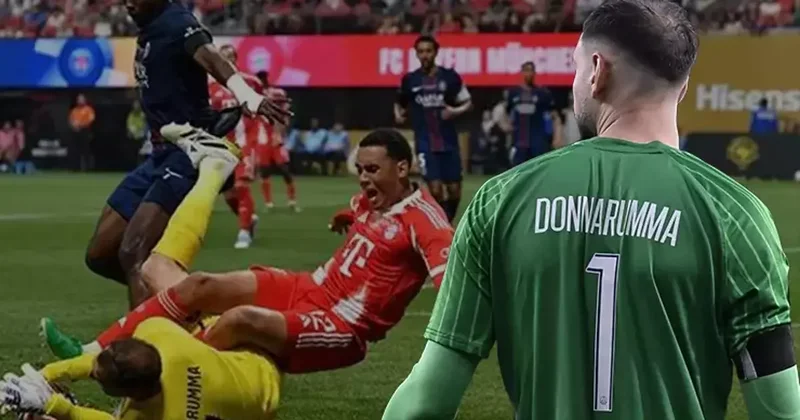 Jamal Musiala nın sakatlanmasının ardından Donnarumma ya olay tepki: Pervasız! Fanatik Gazetesi Futbol Haberleri Spor