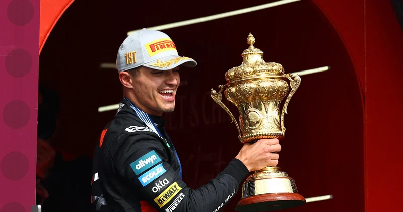 Büyük Britanya Grand Prix sinde zafer Lando Norris in oldu
