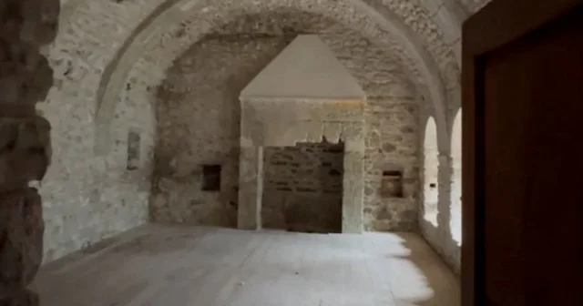 Sümela Manastırı’nın bu zamana kadar görülmemiş yerlerini Yeni Şafak görüntüledi VİDEO İZLE