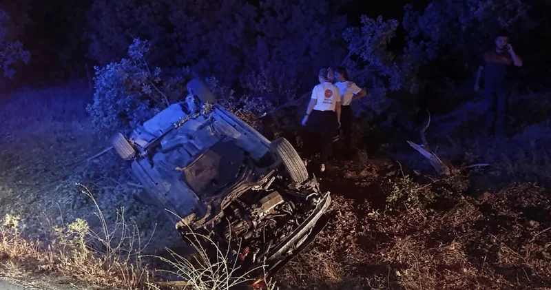 Uşak ta feci kaza: 16 yaşındaki çocuk öldü