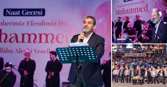 Esenler de Peygamber Efendimiz için düzenlenen Naat Gecesi ne yoğun ilgi: Meydan doldu taştı Gündem Haberleri