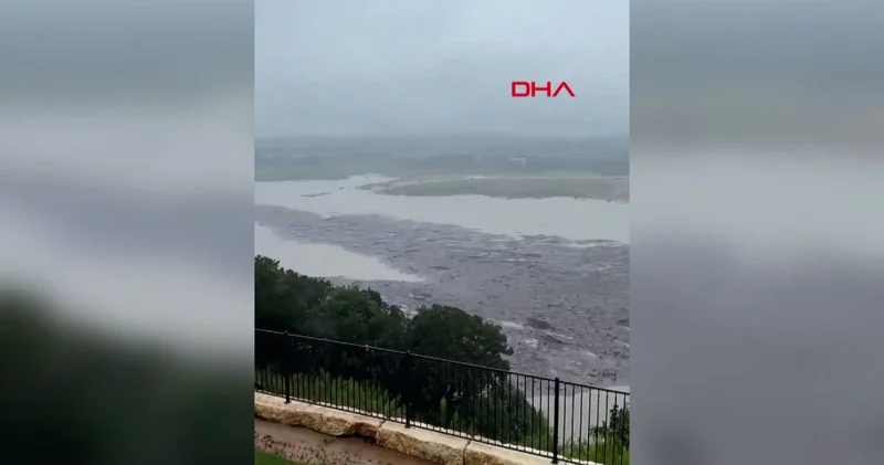 Teksas taki felaketin görüntüleri ortaya çıktı! Onlarca ölü var...