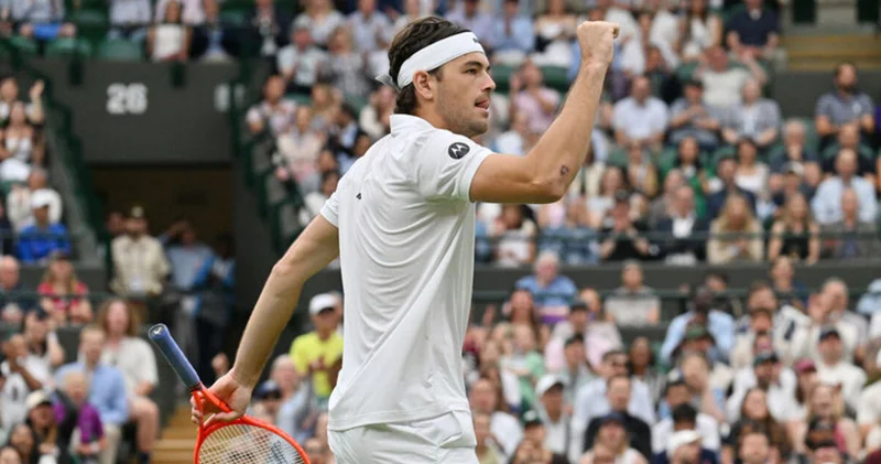 Wimbledon tek erkeklerde Taylor Fritz, çeyrek finale yükseldi! Tenis Haberleri