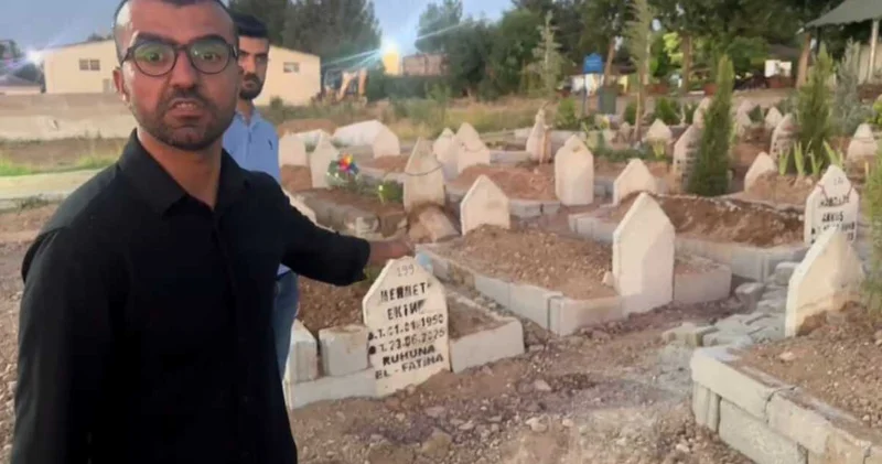 Pes dedirten iddia! Aileden izin almadan defnedilen cenazeyi başka mezara taşıdılar! Son dakika haberleri
