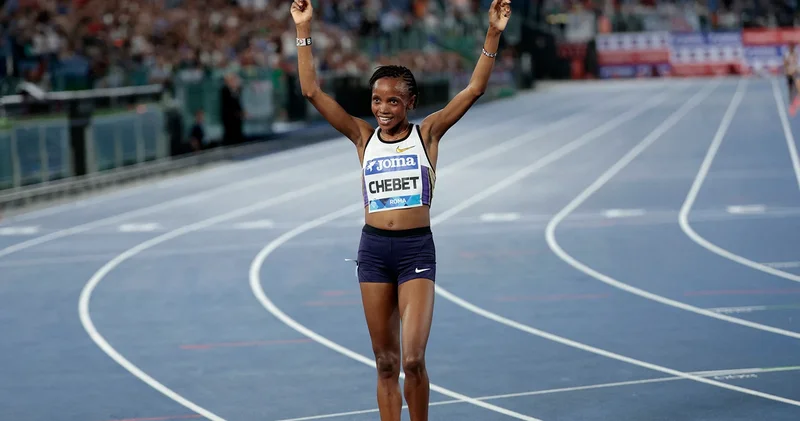 Beatrice Chebet, dünya rekoru kırarak 5 bin metreyi 14 dakikadan kısa sürede koşan ilk kadın oldu