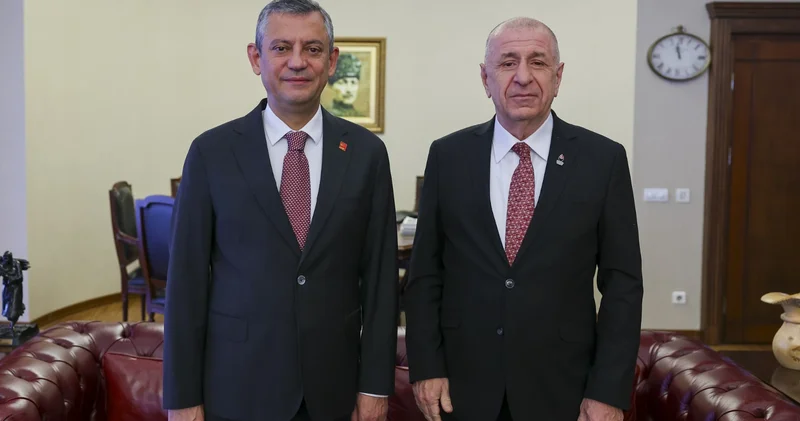 CHP Genel Başkanı Özel, Zafer Partisi Genel Başkanı Özdağ ile görüştü