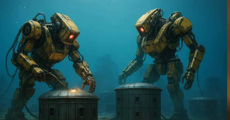 Tarihi değiştirebilecek proje! Dev robotlar, okyanusun dibine metal evler inşa ediyor Sözcü Gazetesi