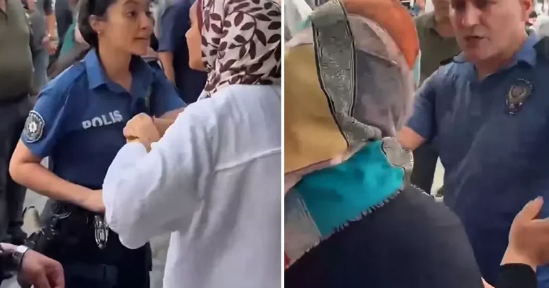 Sokak ortasında polise ağır hakaret: Sen köpeksin