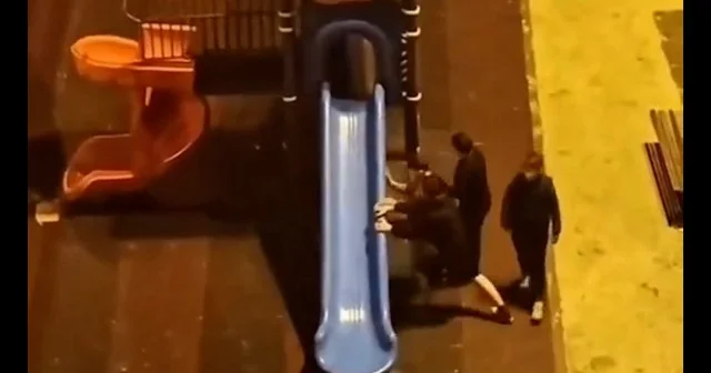 Esenyurt’ta bir grup çocuk parkı yıkmaya çalıştı. VİDEO İZLE