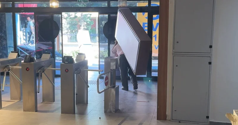 Tahliye davasını kaybeden özel yurtta eşya kaçırma girişimi! Son dakika haberleri
