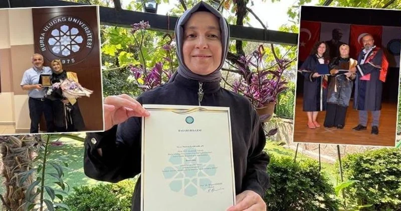 Üniversiteyi 30 yıl sonra kazandı, bölüm birincisi olarak mezun oldu