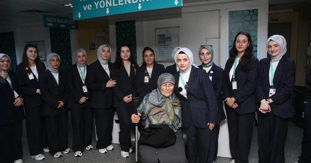 Rize de yaşlı hasta gördüğü ilgiden moral buldu Rize Haberleri