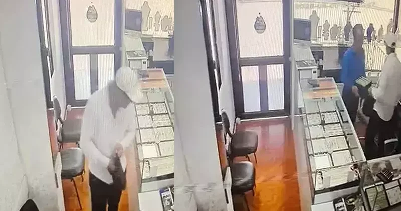 Kuyumcuyu bıçakla tehdit ederek 600 bin TL’lik bilezik alıp kaçan şüpheli yakalandı