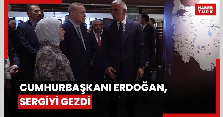 Cumhurbaşkanı Erdoğan, Arkeolojinin Altın Çağı Sergisini gezdi