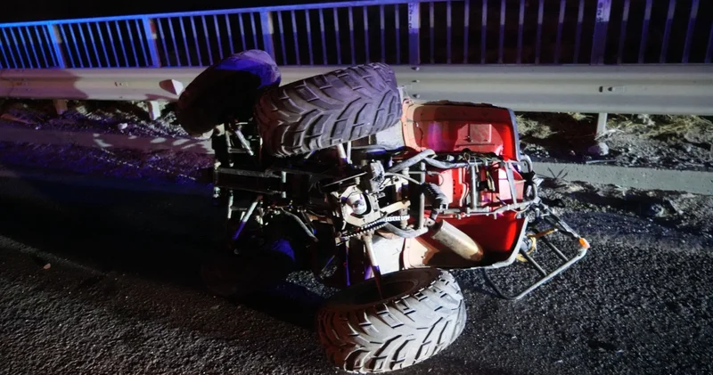 Samsun da TIR ile ATV çarpıştı: 1 ölü, 1 ağır yaralı