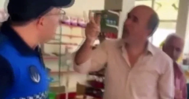 Gaziantep’te tarihi geçmiş ürün satan market sahibi zabıtaları tehdit etti: Seni vurmazsam namussuzum VİDEO İZLE