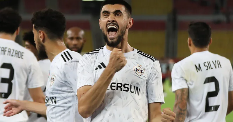 Karabağ, UEFA Şampiyonlar Ligi nde tur için avantajı kaptı
