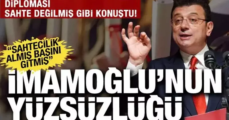 Sahte diploma skandalında İmamoğlu detayı: Sahtekarlık hep vardı böyle utanmazlık yoktu...