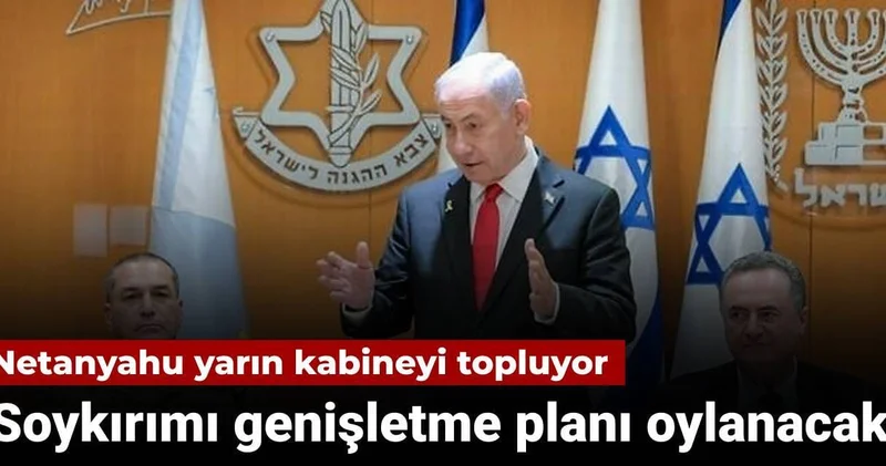 Gazze Şeridi ni tamamen işgal planı yarın görüşülecek