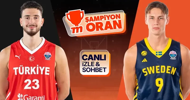 12 Dev Adam çeyrek final için İsveç karşısında! Maçın heyecanı canlı yayın, canlı sohbet ve Şampiyon Oranlar ile Misli de İddaa Spor Haberleri