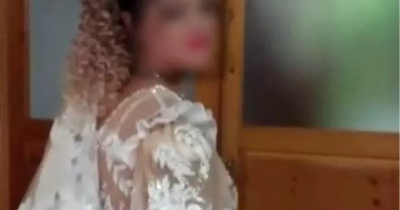13 yaşındaki çocuğu para karşılığı evlendirmişler! Görüntüler şoke etti