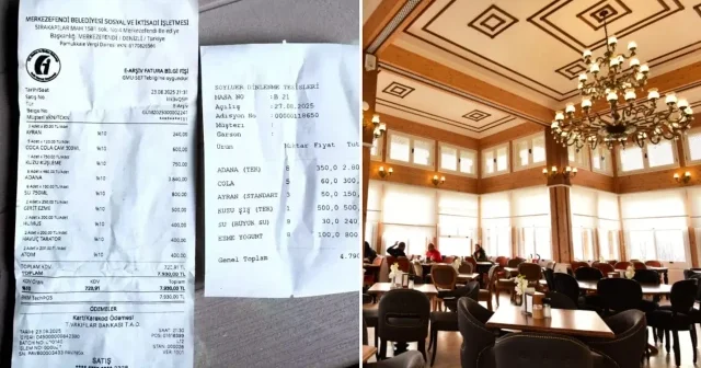 Belediye tesislerinde uygun fiyatlı yediği yemeğe çift tarife uygulandı: Yemek midesine oturan müşteri adisyonu paylaştı Aktüel Haberleri