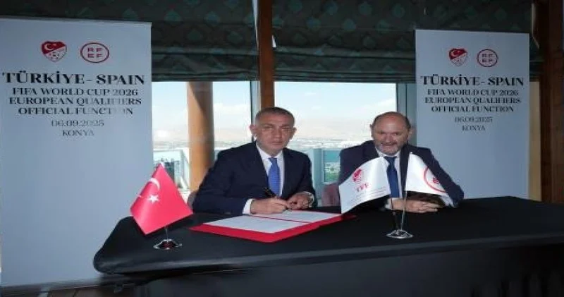 Milli maç öncesi imzalar atıldı: TFF İspanya ile anlaştı