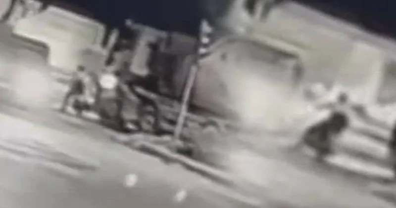Hatay’da yürekleri ağza getiren kaza! Mikserin altında kalmaktan kıl payı kurtuldu