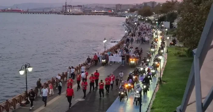 Tekirdağ’da Halk Sağlığı Haftası yürüyüşü yapıldı