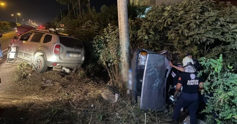 Samsun da 19 yaşındaki sürücü trafik kazasında öldü Son dakika haberleri