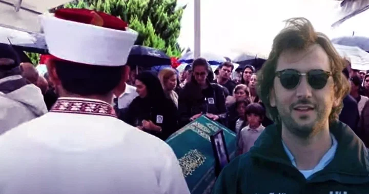 İş insanı Halit Yukay son yolculuğuna uğurlandı! Kıvanç Tatlıtuğ gözyaşlarını tutamadı Ünlü isimler törene katıldı