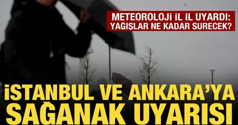 Sağanak yağışlar geliyor! Meteoroloji il il uyardı