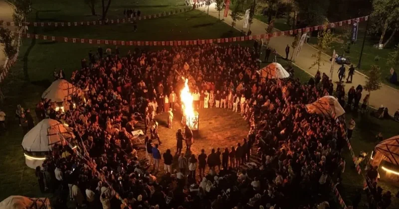 Başkentte skandal: Ankara Büyükşehir Belediyesi logosuyla pagan ayini