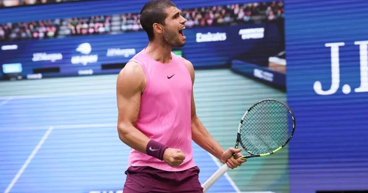 Carlos Alcaraz, ABD Açık ta finalde! Novak Djokovic set alamadı