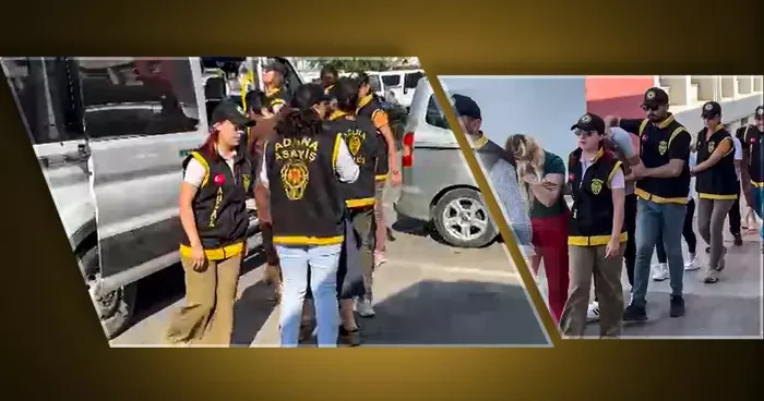 Adana da fuhuş operasyonu! Kendi eşlerini bile teşvik etmişler... 20 kadın kurtarıldı