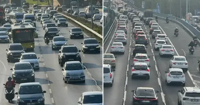 İstanbul da sabah saatlerinde trafik yoğunluğu yüzde 72 ye çıktı İstanbul Haberleri